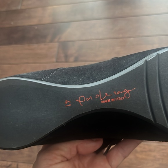 Beautiful suede Italian leather lace up shoes size 41 - Picture 3 of 4